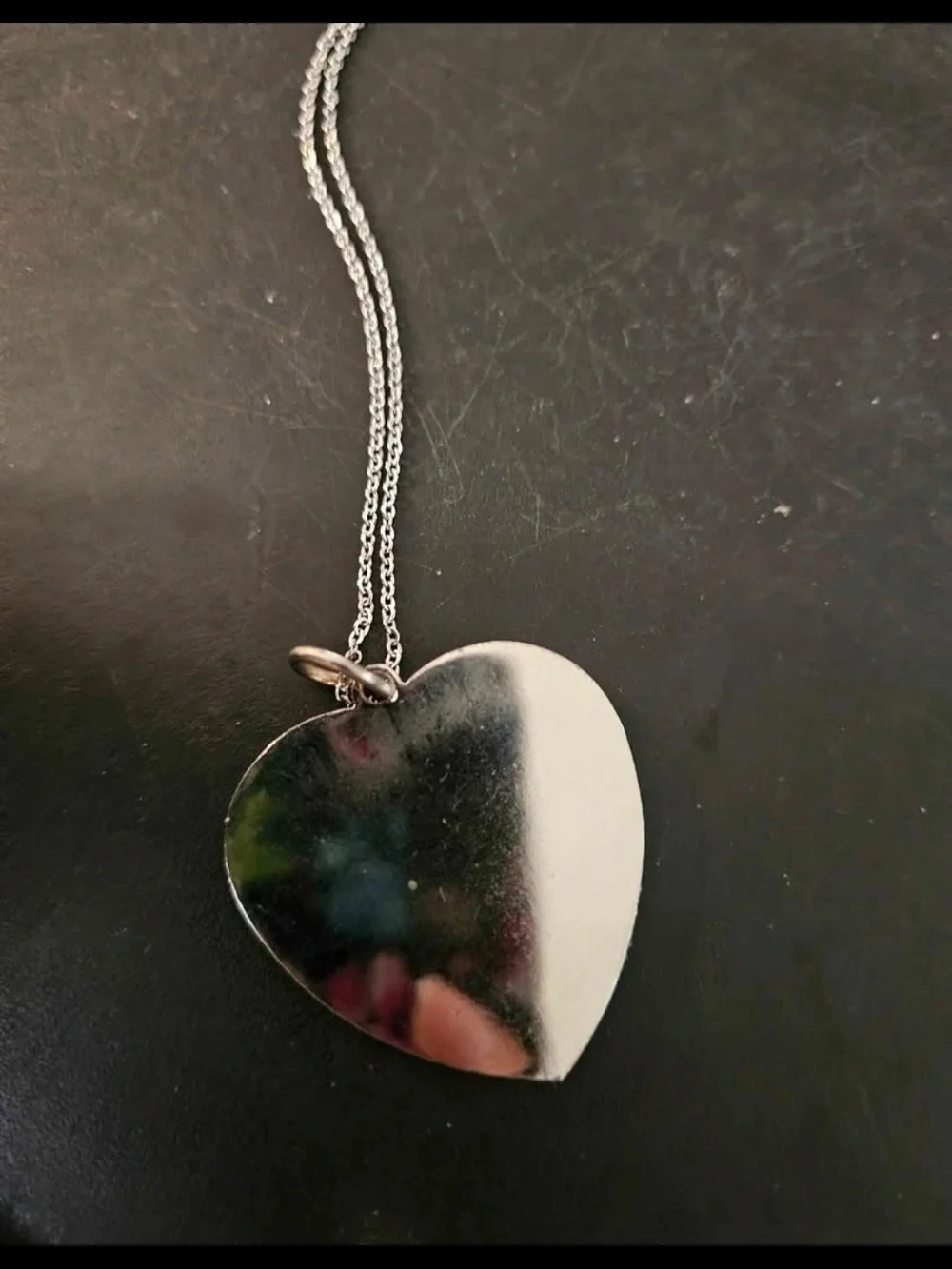 Chicago White Sox Heart Baseball Pendant Necklace - Gold & White